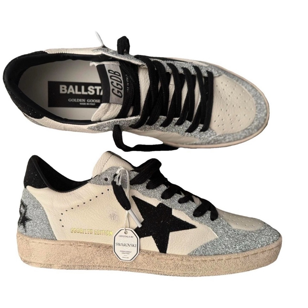 ISO:  Golden Goose Ball Star Sneakers with Black and Gray Accents
